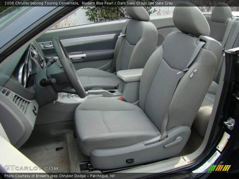 Modern Blue Pearl / Dark Slate Gray/Light Slate Gray 2008 Chrysler Sebring Touring Convertible