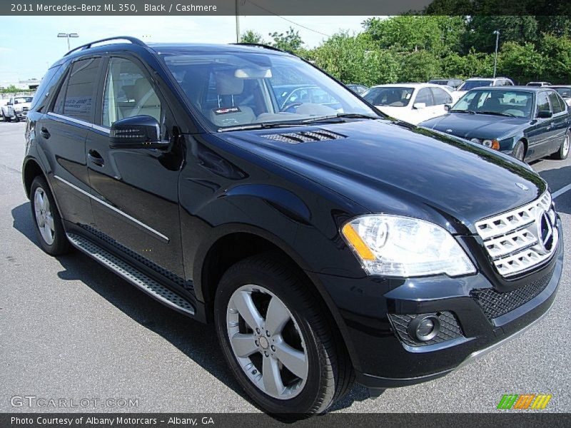 Black / Cashmere 2011 Mercedes-Benz ML 350