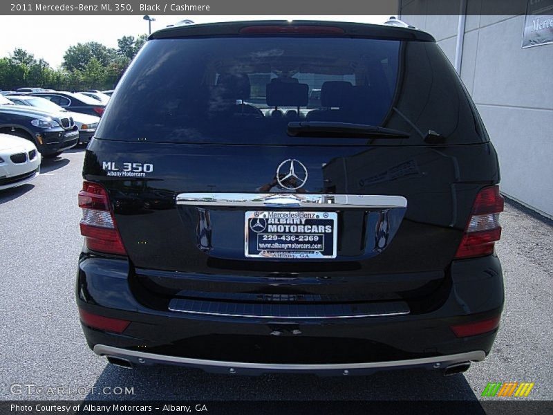 Black / Cashmere 2011 Mercedes-Benz ML 350