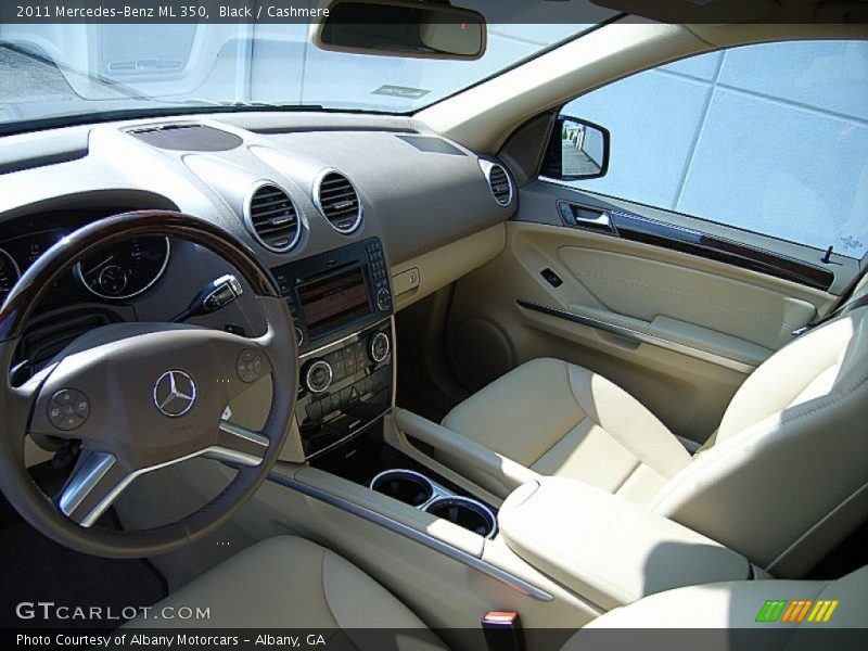 Black / Cashmere 2011 Mercedes-Benz ML 350