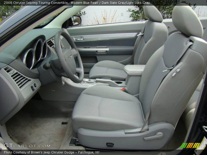 Modern Blue Pearl / Dark Slate Gray/Light Slate Gray 2008 Chrysler Sebring Touring Convertible