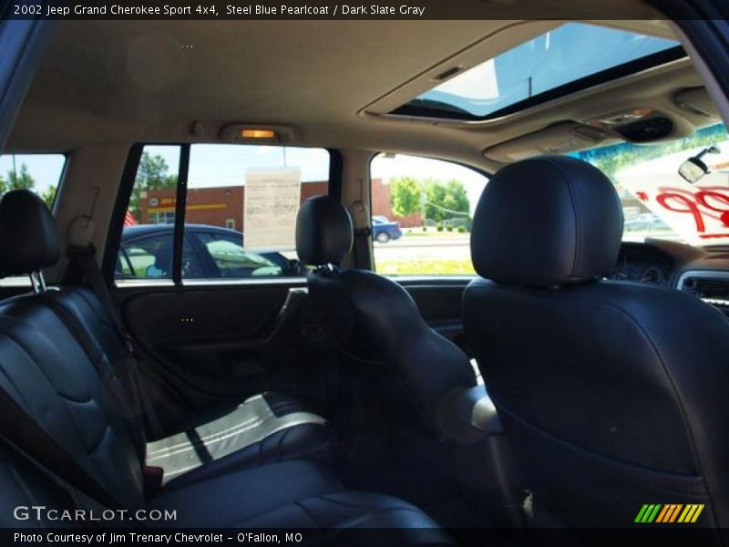 Steel Blue Pearlcoat / Dark Slate Gray 2002 Jeep Grand Cherokee Sport 4x4