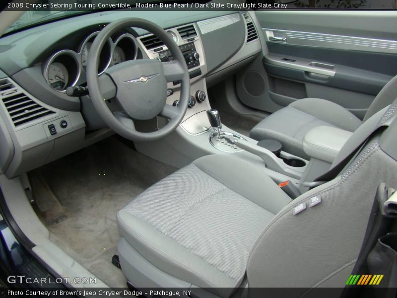 Modern Blue Pearl / Dark Slate Gray/Light Slate Gray 2008 Chrysler Sebring Touring Convertible