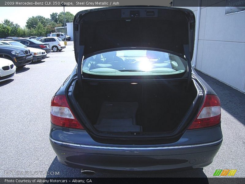 Steel Grey Metallic / Ash 2009 Mercedes-Benz CLK 350 Coupe