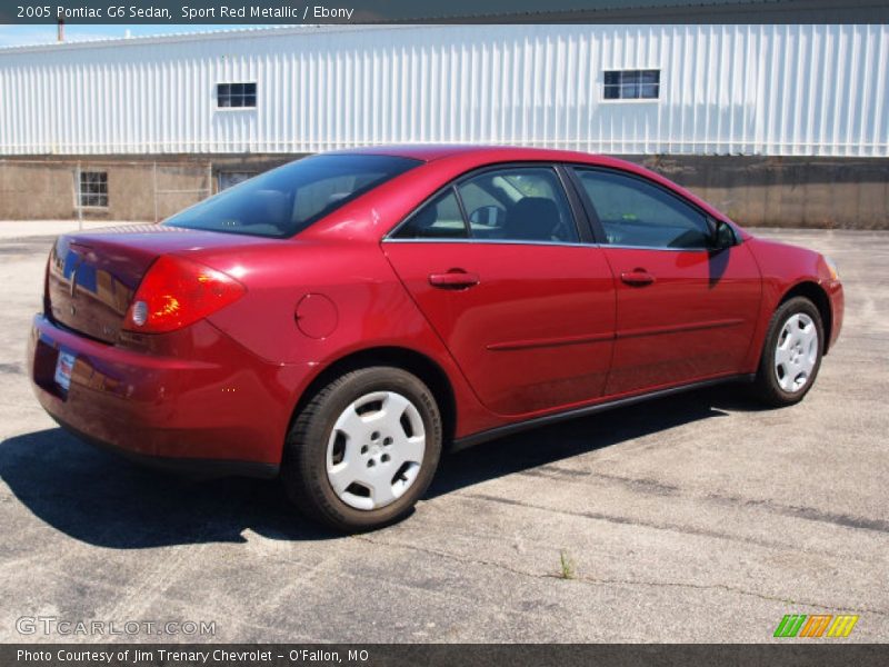 Sport Red Metallic / Ebony 2005 Pontiac G6 Sedan