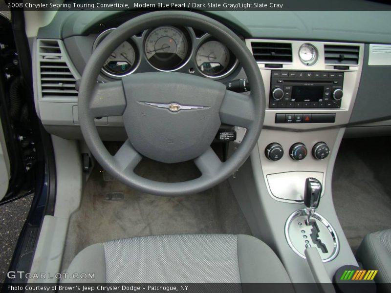 Modern Blue Pearl / Dark Slate Gray/Light Slate Gray 2008 Chrysler Sebring Touring Convertible