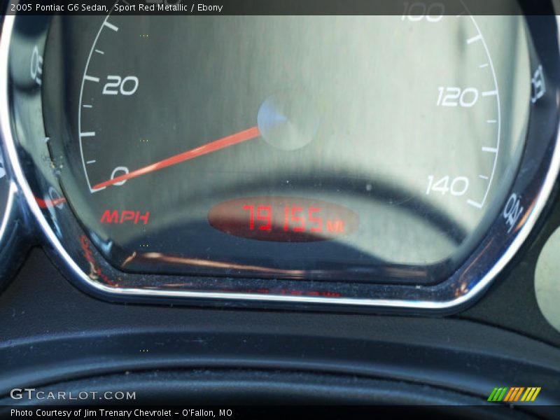 Sport Red Metallic / Ebony 2005 Pontiac G6 Sedan