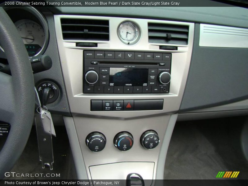 Modern Blue Pearl / Dark Slate Gray/Light Slate Gray 2008 Chrysler Sebring Touring Convertible