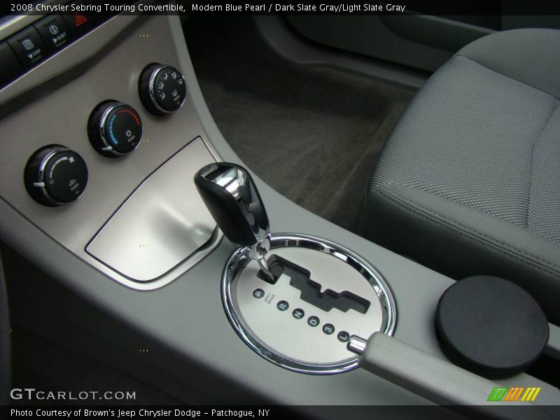 Modern Blue Pearl / Dark Slate Gray/Light Slate Gray 2008 Chrysler Sebring Touring Convertible