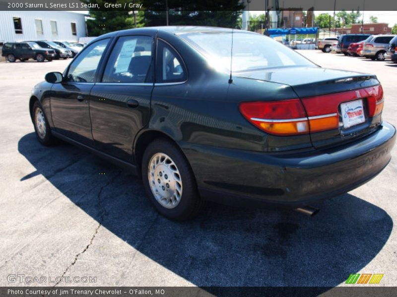 Green / Gray 2000 Saturn L Series LS1 Sedan