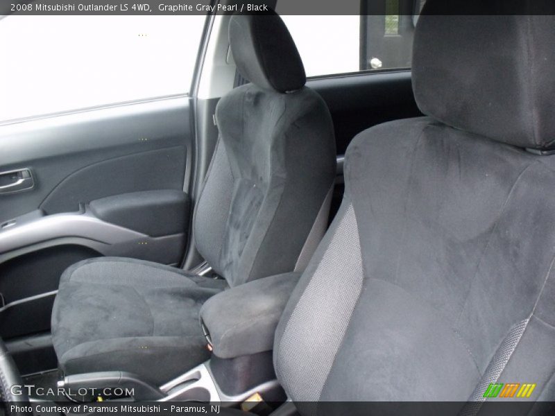 Graphite Gray Pearl / Black 2008 Mitsubishi Outlander LS 4WD