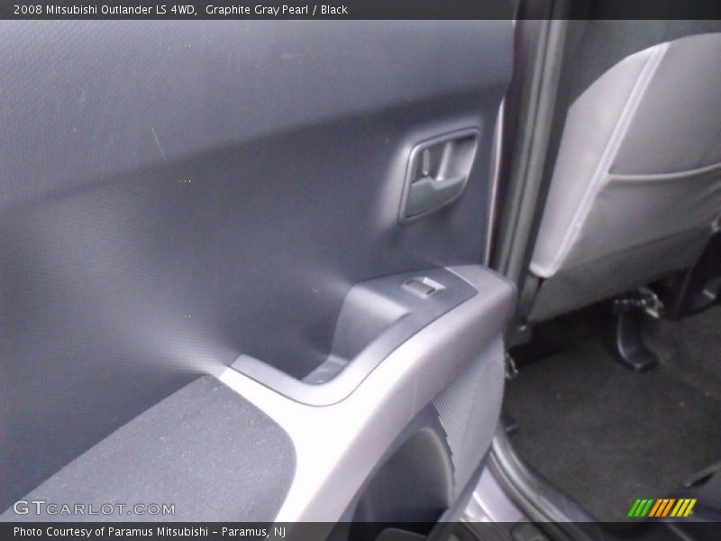 Graphite Gray Pearl / Black 2008 Mitsubishi Outlander LS 4WD