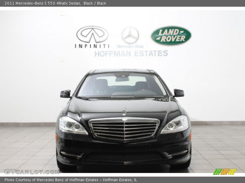 Black / Black 2011 Mercedes-Benz S 550 4Matic Sedan