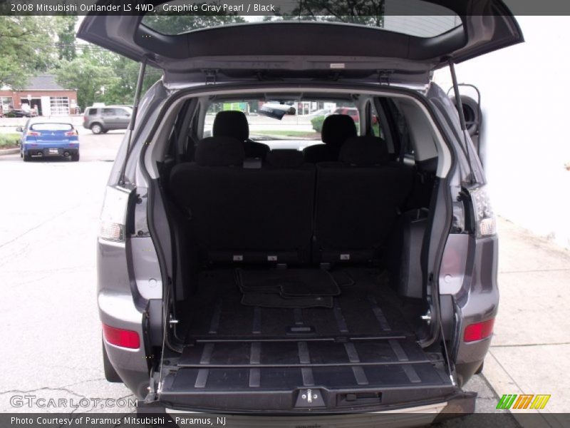 Graphite Gray Pearl / Black 2008 Mitsubishi Outlander LS 4WD