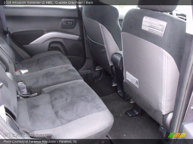 Graphite Gray Pearl / Black 2008 Mitsubishi Outlander LS 4WD