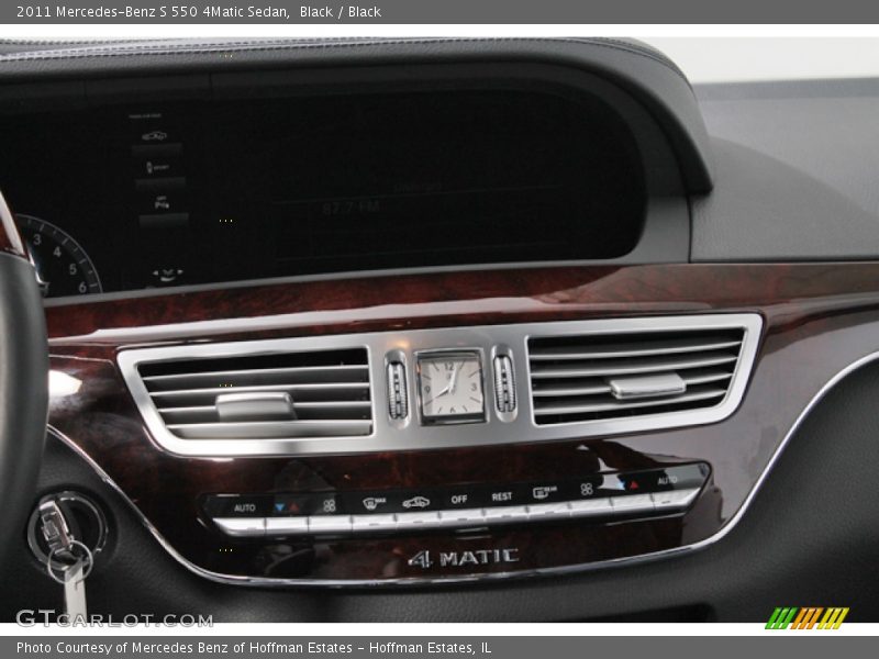 Black / Black 2011 Mercedes-Benz S 550 4Matic Sedan
