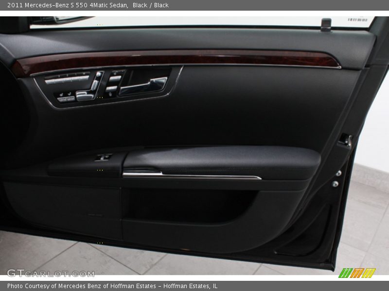 Black / Black 2011 Mercedes-Benz S 550 4Matic Sedan