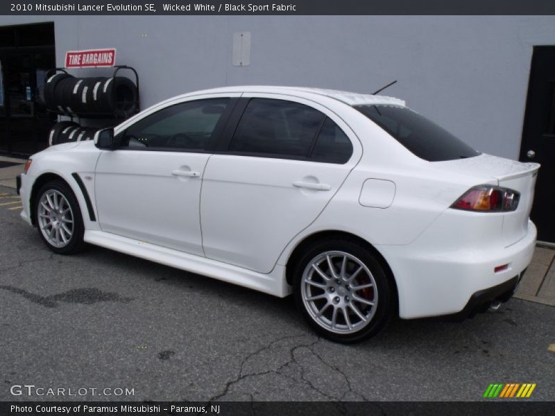  2010 Lancer Evolution SE Wicked White