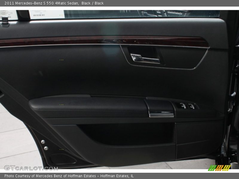 Black / Black 2011 Mercedes-Benz S 550 4Matic Sedan