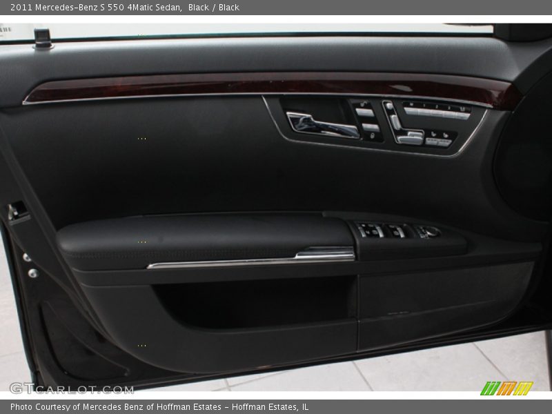 Black / Black 2011 Mercedes-Benz S 550 4Matic Sedan