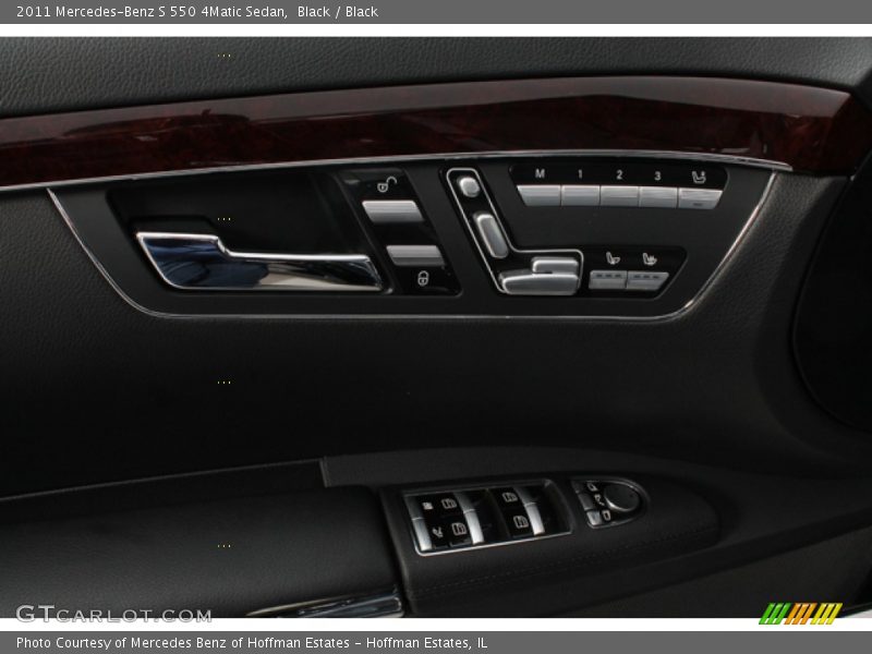 Black / Black 2011 Mercedes-Benz S 550 4Matic Sedan