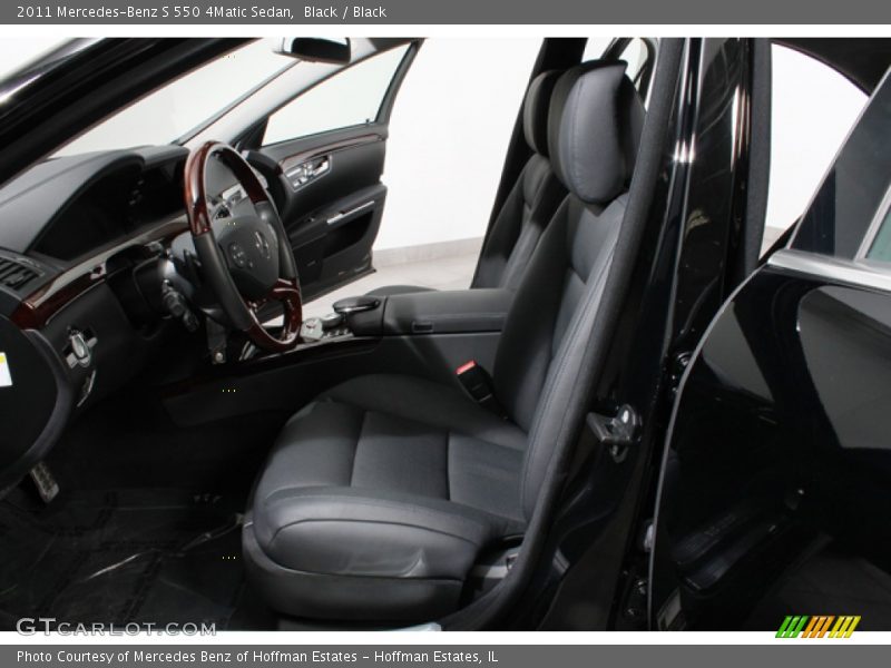 Black / Black 2011 Mercedes-Benz S 550 4Matic Sedan