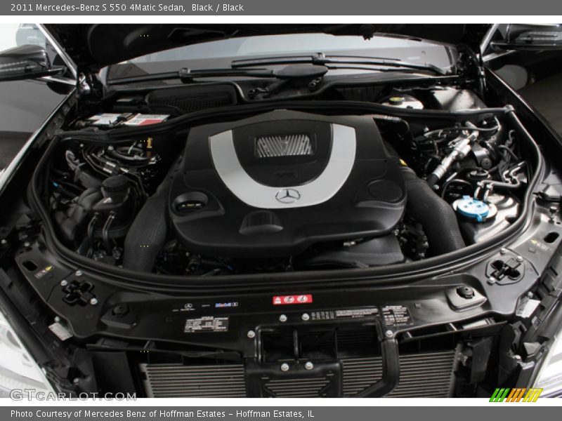 Black / Black 2011 Mercedes-Benz S 550 4Matic Sedan