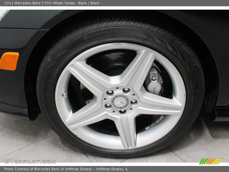 Black / Black 2011 Mercedes-Benz S 550 4Matic Sedan
