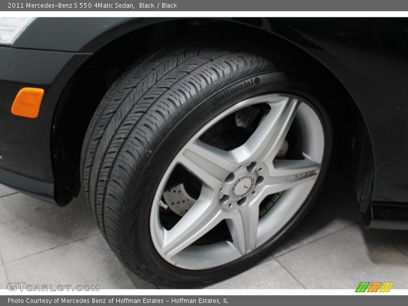 Black / Black 2011 Mercedes-Benz S 550 4Matic Sedan