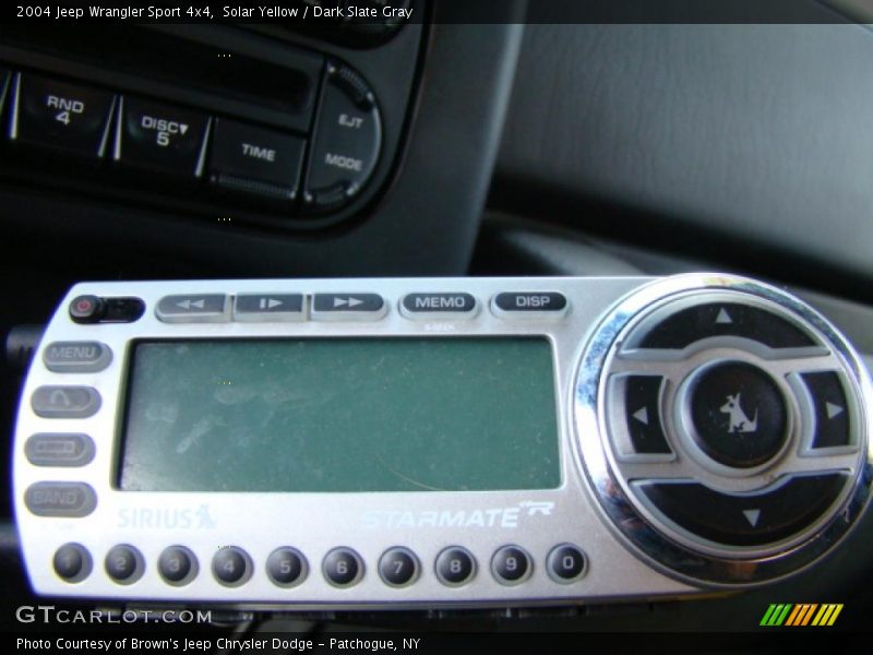 Solar Yellow / Dark Slate Gray 2004 Jeep Wrangler Sport 4x4
