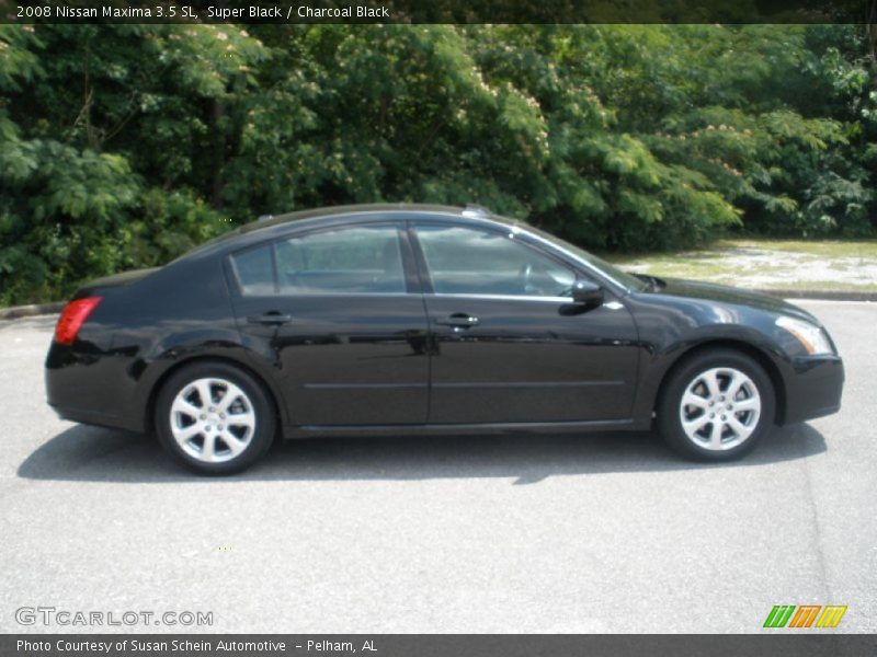 Super Black / Charcoal Black 2008 Nissan Maxima 3.5 SL