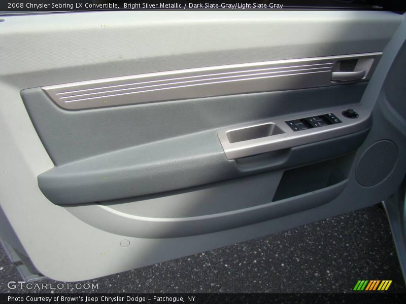Bright Silver Metallic / Dark Slate Gray/Light Slate Gray 2008 Chrysler Sebring LX Convertible
