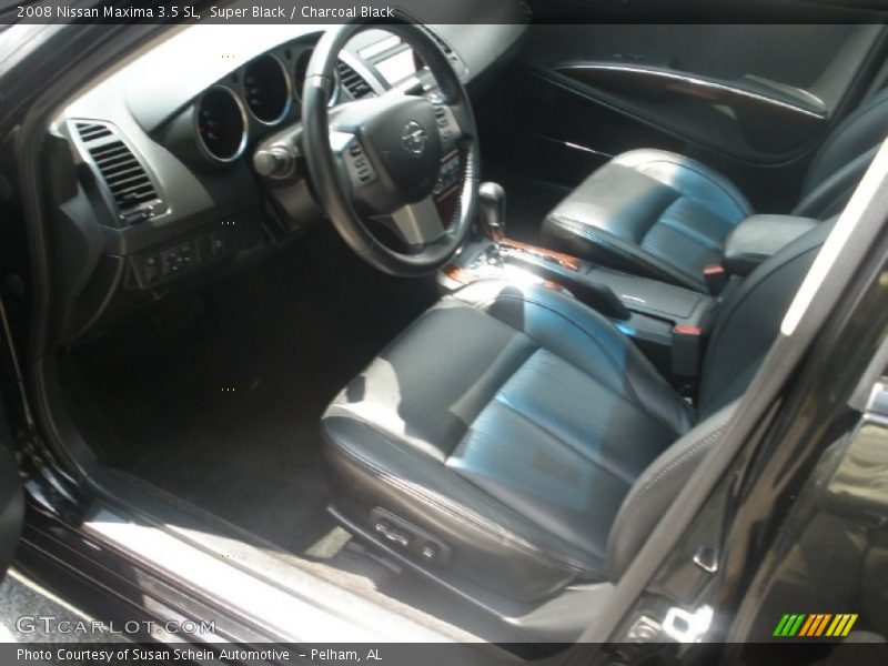 Super Black / Charcoal Black 2008 Nissan Maxima 3.5 SL