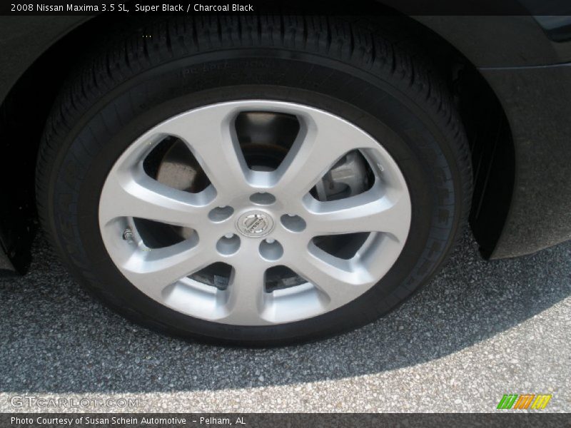 Super Black / Charcoal Black 2008 Nissan Maxima 3.5 SL