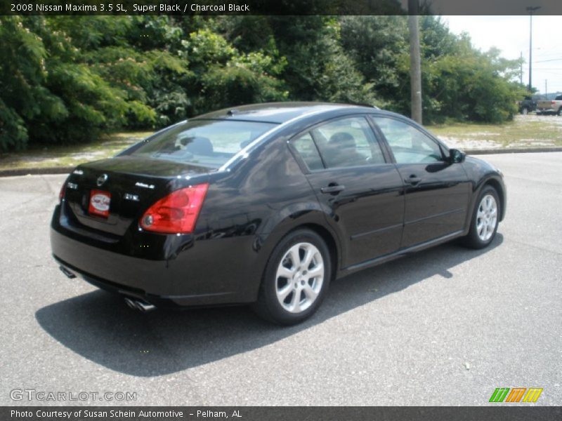 Super Black / Charcoal Black 2008 Nissan Maxima 3.5 SL