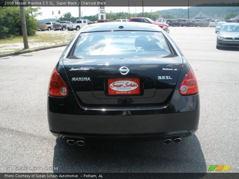 Super Black / Charcoal Black 2008 Nissan Maxima 3.5 SL