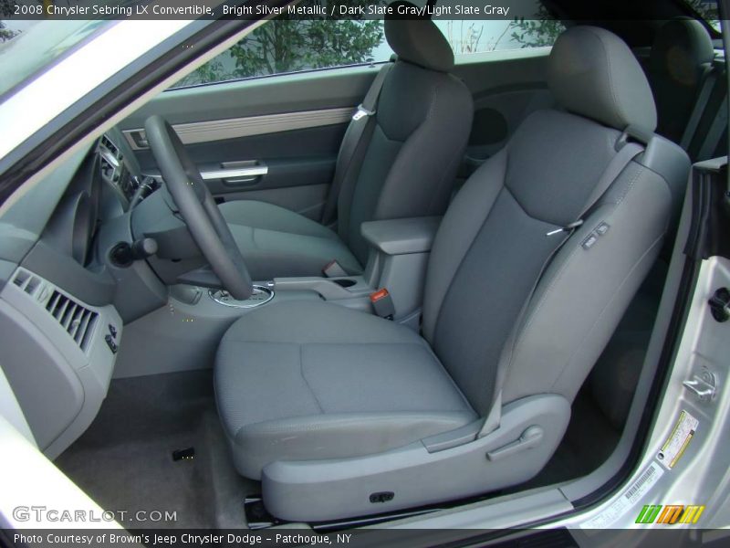Bright Silver Metallic / Dark Slate Gray/Light Slate Gray 2008 Chrysler Sebring LX Convertible