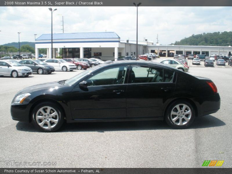 Super Black / Charcoal Black 2008 Nissan Maxima 3.5 SL