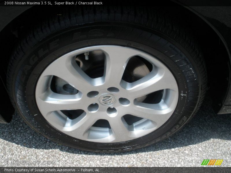 Super Black / Charcoal Black 2008 Nissan Maxima 3.5 SL
