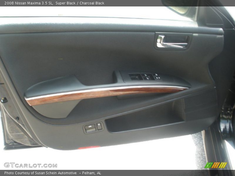 Super Black / Charcoal Black 2008 Nissan Maxima 3.5 SL