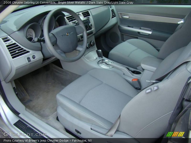 Bright Silver Metallic / Dark Slate Gray/Light Slate Gray 2008 Chrysler Sebring LX Convertible