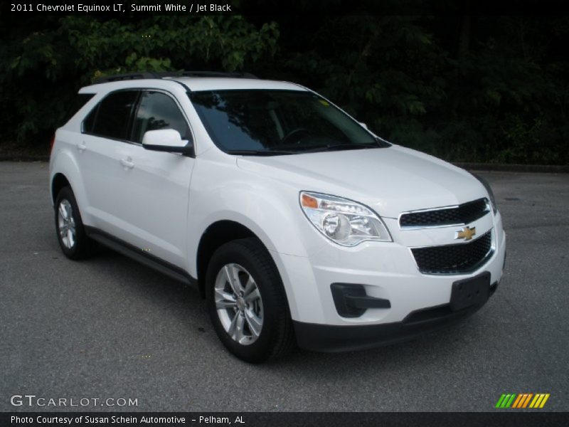 Summit White / Jet Black 2011 Chevrolet Equinox LT