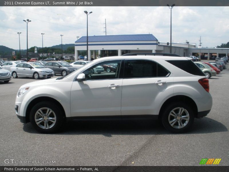 Summit White / Jet Black 2011 Chevrolet Equinox LT