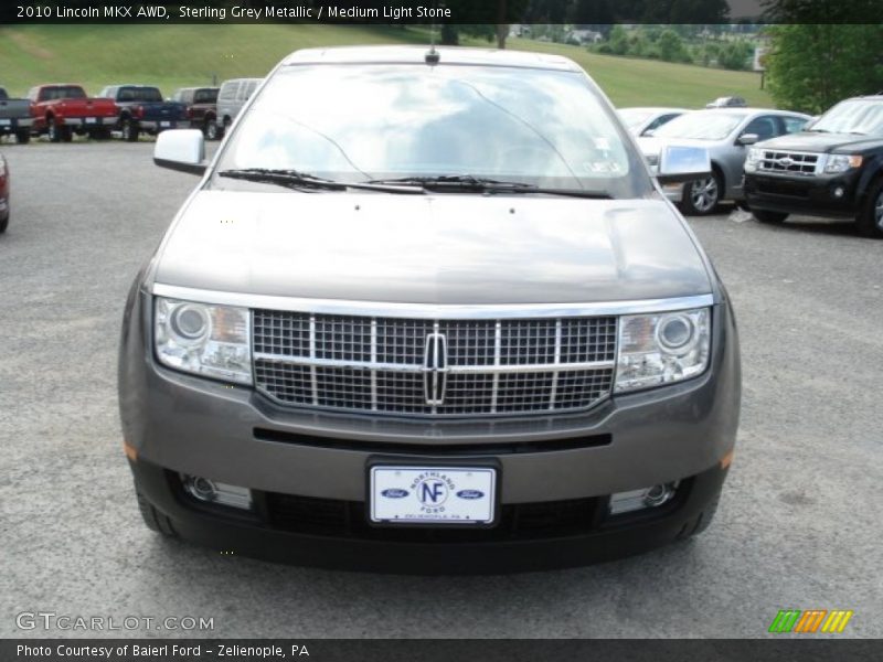 Sterling Grey Metallic / Medium Light Stone 2010 Lincoln MKX AWD