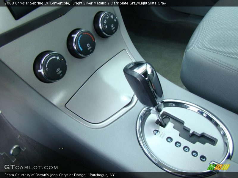 Bright Silver Metallic / Dark Slate Gray/Light Slate Gray 2008 Chrysler Sebring LX Convertible