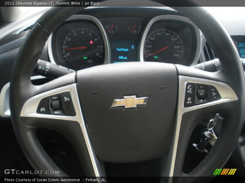Summit White / Jet Black 2011 Chevrolet Equinox LT