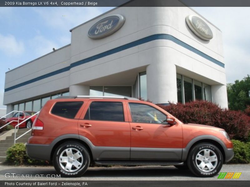 Copperhead / Beige 2009 Kia Borrego LX V6 4x4