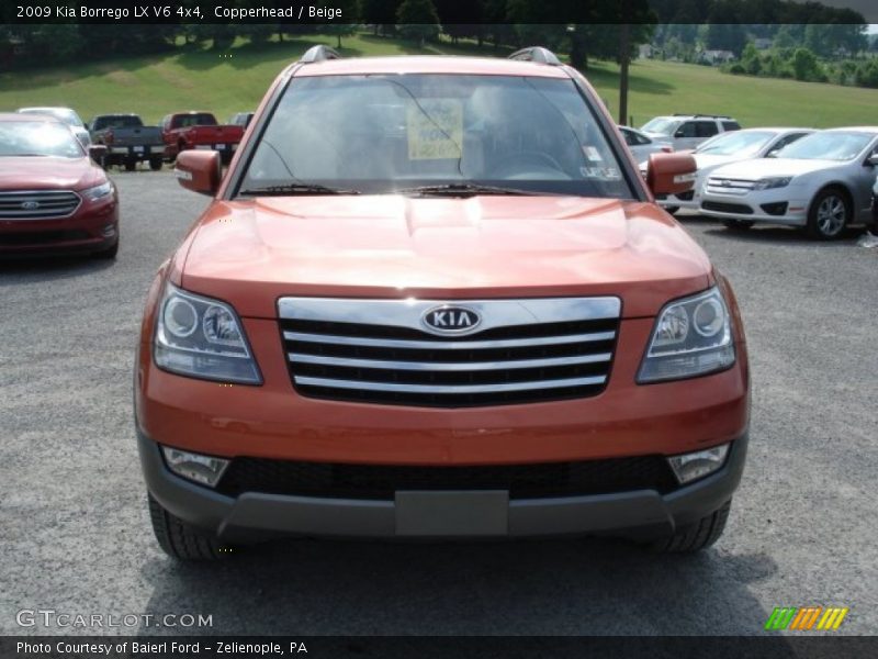 Copperhead / Beige 2009 Kia Borrego LX V6 4x4