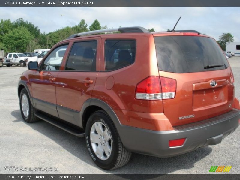 Copperhead / Beige 2009 Kia Borrego LX V6 4x4