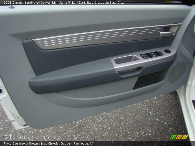 Stone White / Dark Slate Gray/Light Slate Gray 2008 Chrysler Sebring LX Convertible